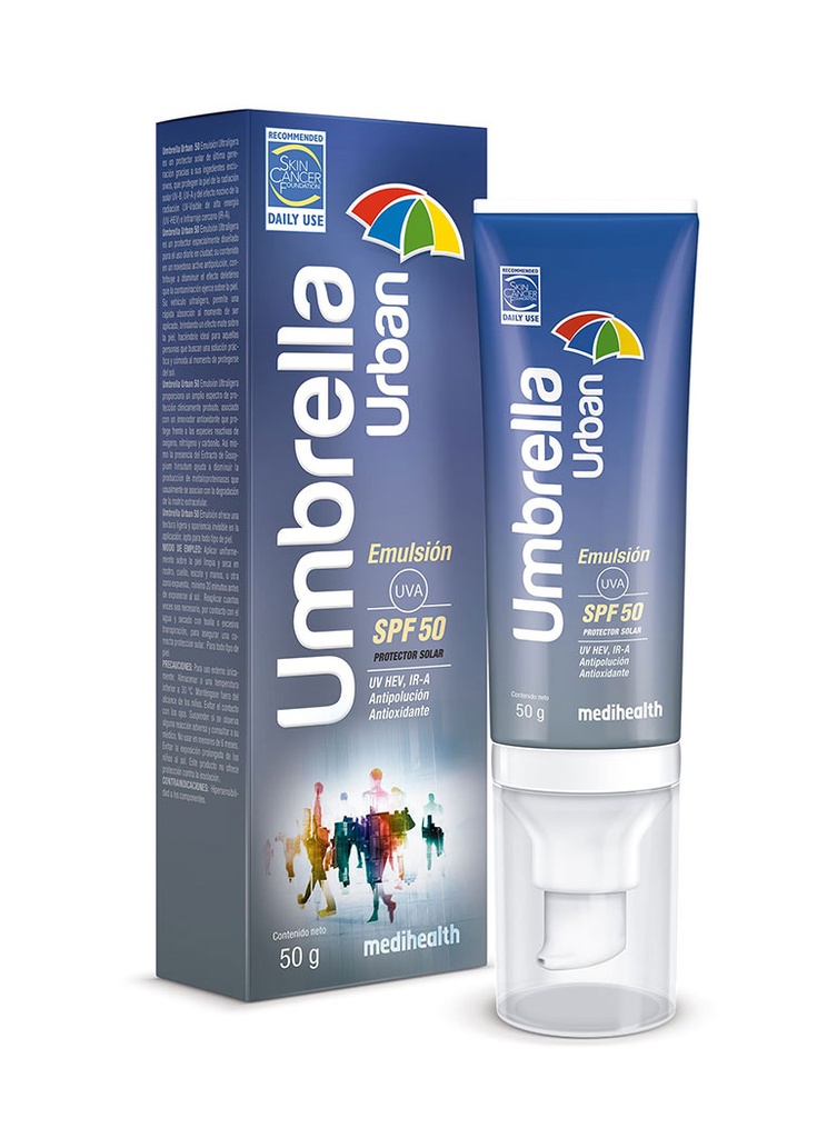 Umbrella Urban SPF50 Ultra Ligero Toque Seco de 50 gr